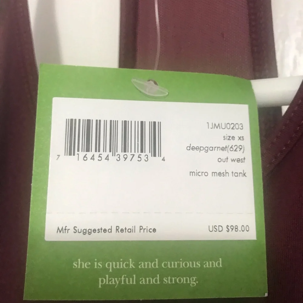 Kate Spade Out West Micro Mesh Tank Top XS